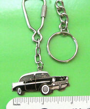 '56 1956 CHEVROLET Belair Hardtop - key chain , keychain GIFT BOXED bk/wh picture