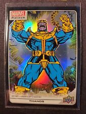 2023 Upper Deck Marvel Platinum High Series Black Rainbow Thanos #141 SSP picture