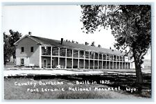 Cavalry Barracks Fort Laramie National Monument Wyoming WY RPPC Photo Postcard picture