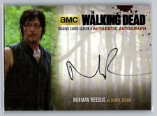 Walking Dead Season 4 Norman Reedus Daryl NR2 Black Foil Autograph Auto picture