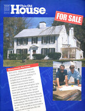 PRESS KIT - THIS OLD HOUSE - MILTON MASSACHUSETTS  THREE 8X10 PHOTOGRAPHS + MORE picture