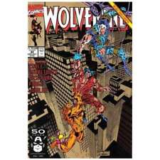 Wolverine #42 1988 series 2nd printing Marvel comics NM minus [a% picture
