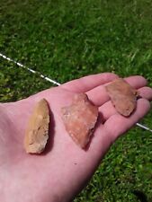 3 Authentic Ancient Arrowhead Native American  pre 1600 N MS Color  Artifact  picture