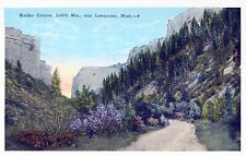 Maiden Canyon Judith Mountains Near Lewistown Montana Postcard picture