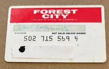 VINTAGE FOREST CITY HOME IMPROVEMENT STORE CREDIT CARD picture