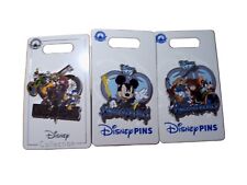 Disney Parks Kingdom Hearts Video Game Mickey Donald Sora Goofy OE 3 Pin Set picture