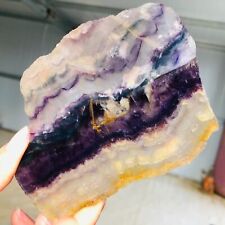 317g Natural colorful rainbow fluorite sections Mineral specimens Ornament K105 picture