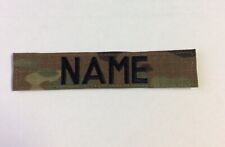 CUSTOM EMBROIDERED MULTICAM SCORPION OCP NAME TAPE, NEW, W/ HOOK FASTENER picture