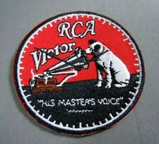 RCA VICTOR PLAYER- NIPPER the Dog- His Master's Voice Embroidered Patch - 2.5