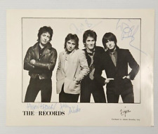 The Records signed Press Photo 1979 Huw Gower, Will Birch, John Wicks Phil Brown picture