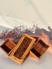 Secret Opening Jewelry Box Unique Trinket Box Home Decor Puzzle Lock Box Wooden picture