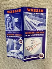 Wabash Railroad 4/26/59 Public Timetable-Silver Dollar Dinner picture