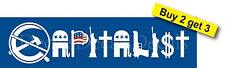 Capitalist Conservative Republican Bumper Sticker/Decal  Tea Party p193 picture