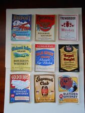 Vintage Whiskey Labels, 