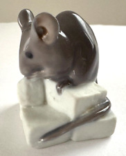 Mouse Mice Royal Copenhagen Figurine Nibbling Sugar Cubes Porcelain 510 Denmark picture
