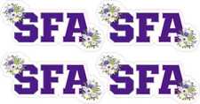 StickerTalk Officially Licensed SFA Floral Stickers, 3 inches x 1.5 inches picture