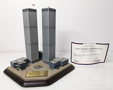 Danbury Mint Twin Towers Commemorative World Trade Center 9/11 Memorial NYC COA picture