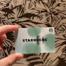 Starbucks 2024 China Green Fan Used Card picture