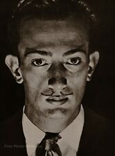 1929/75 MAN RAY Vintage Young Surrealist SALVADOR DALI Photo Engraving Art 11x14 picture