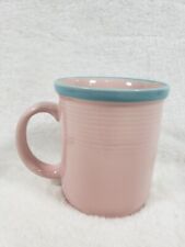 Vintage Rio Stoneware Pink Blue Coffee Tea Cup Mug Collectible Japan picture