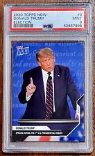 2020 Topps Now Election #3 Donald Trump PSA 9 MINT /6634 picture