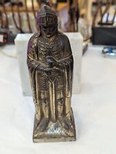 Vintage 1920s Desk / Table Lighter Knight King in Medieval Armor picture