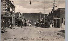 YREKA CALIFORNIA MAIN STREET c1910 original antique postcard ca dirt road horse picture