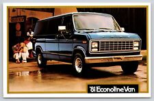 1981 Ford Econoline Van Auto Dealer Promo Advertising Postcard UNP picture