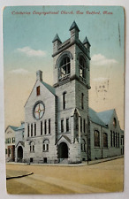 1908 MA Postcard New Bedford Massachusetts Trinitarian Congregational Church picture