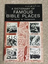 1965 Dictionary of Famous Bible Places David W. Thompson 1st edition paperback picture