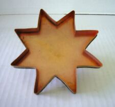 MICHAEL BONNE - COUNTRY LIVING - COPPER COOKIE CUTTER MEDIUM  STAR - SIGNED - #3 picture