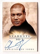Stargate SG-1 Season 10 Autograph Card Christopher Judge as Teal'c -Very Limited picture