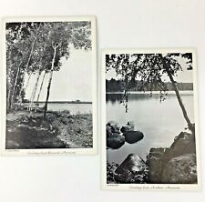 BRAINERD LAKE Herman Minnesota MN Photo Postcard Giant Large Jumbo Vintage Lot 2 picture