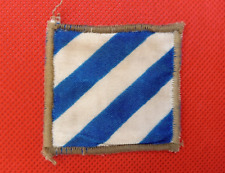 US Army Authentic WW2 3rd Infantry Division, Italian Made on Silk Patch picture