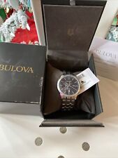 Mens Bulova Disney Mickey Mouse Watch picture