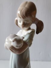 DON'T FORGET ME FEMALE & FIGURINE BY LLADRO #5743 picture
