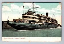 Steamer Whaleback, Scenic, Ships, Transportation, c1908 Vintage Postcard picture