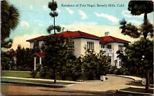 Postcard Residence of Pola Negri in Beverly Hills, California picture