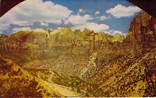 View From Window In Zion Tunnel Zion National Park Utah Vintage Postcard  C919 picture