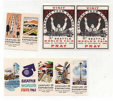 1962 SEATTLE WORLD'S FAIR • POSTER STAMPS + SERMONS FROM SCIENCE • POSTER STAMPS picture
