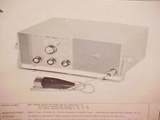 1961 1962 RCA CB RADIO SERVICE MANUAL MODEL CRM-P3A-5 (MI-555565) (MI-555566) picture