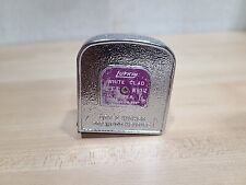Lufkin 12ft Tape Measure White Clad Super Mezurall Purple W9316 Made USA VTG  picture