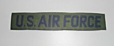 Patch US Air Force USAF Green Name Tape Strip  picture