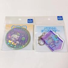 Danganronpa x Sanrio Goods Acrylic Keychain Badge Collab Set Lot of 2 picture