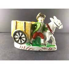 Planter Succulents Colonial Donkey Cart Made In Japan picture