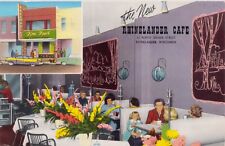 Rhinelander Cafe 33 N Brown St Wisconsin WI Restaurant Advertising Postcard picture