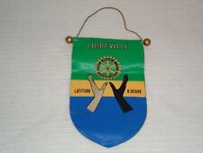 Rotary Club Vintage Rare Libreville Africa 1950s 1960s Wall Hanging Banner picture