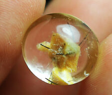8.7ct Rare NATURAL Clear calcite rutile Crystal Polished picture