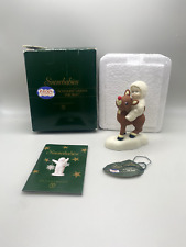Snowbabies Rudolph Lights the Way Dept 56 Red Nosed Reindeer  2004 picture