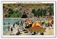 c1960s Beach Scene Avalon Catalina Island California CA Unposted People Postcard picture